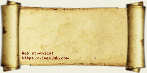 Anđelka Michaud vizit kartica